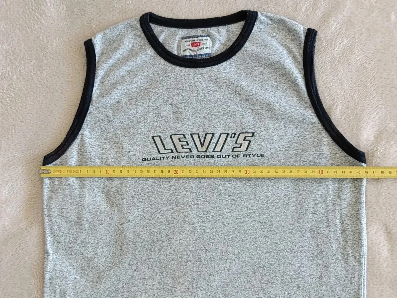 Levi’s Vintage Heather Gray 90s Tank Top Size S – photo 9